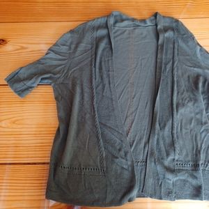 Lightweight Cardigan with Short Sleeves